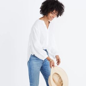 Madewell Shimmer Striped Blouse